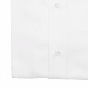 The Herringbone Dress Shirt | White - duncanquinn