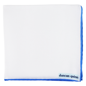 White Silk Pocket Squares - duncanquinn