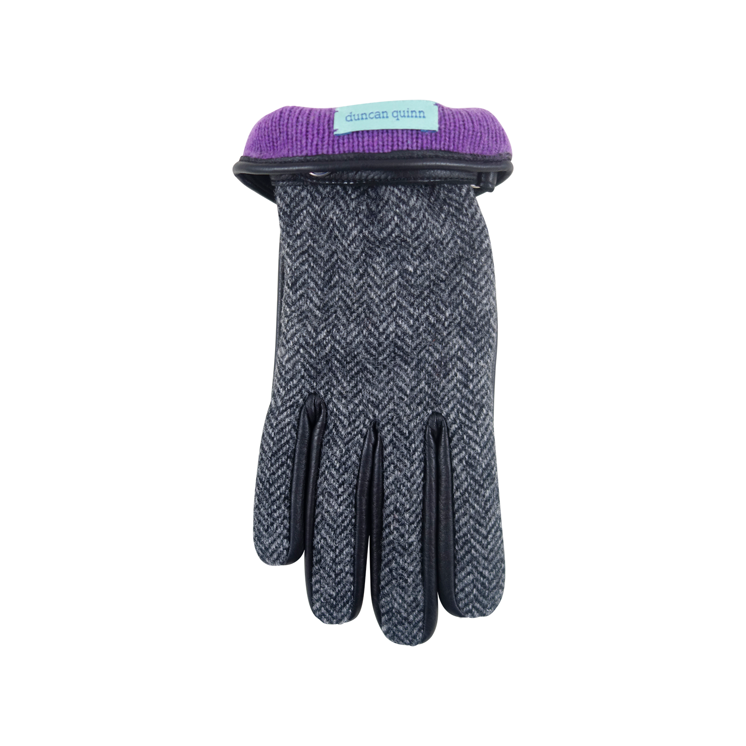 mens grey dress gloves Gray Cashmere Lined Peccary Gloves