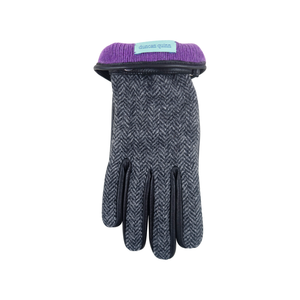 Herringbone Gloves | Grey - duncanquinn
