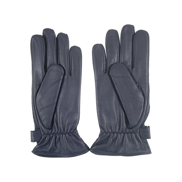 Herringbone Gloves | Navy - duncanquinn