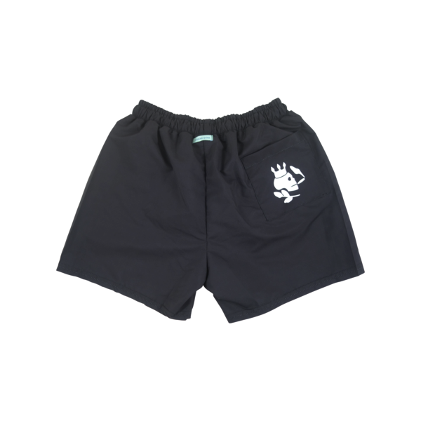 Solid Swim Trunks | Black - duncanquinn