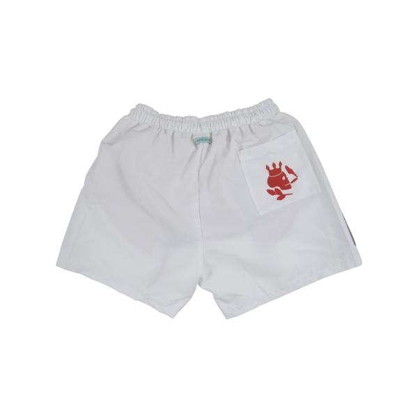 Solid Swim Trunks | White - duncanquinn