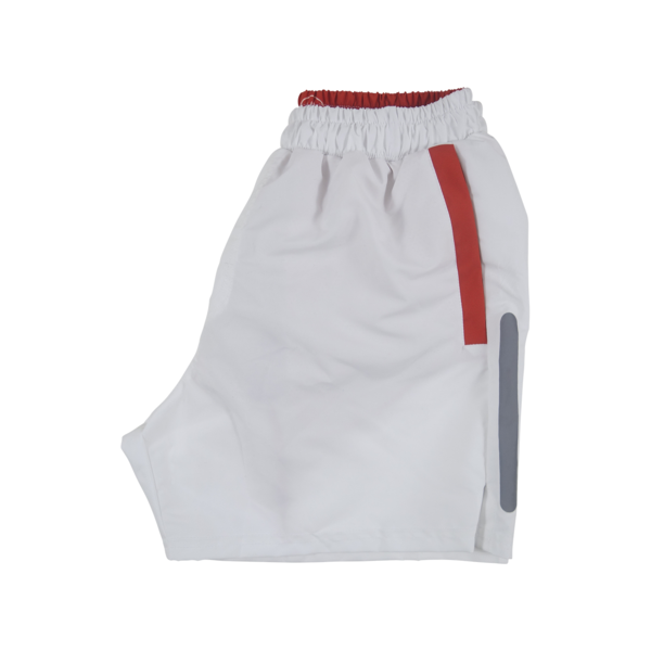 Quick Dry Solid Swim Trunks | Men's White Swimwear | Duncan Quinn