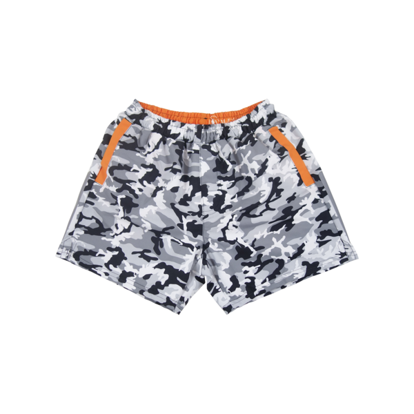 Camo Swim Trunks | Grey - duncanquinn