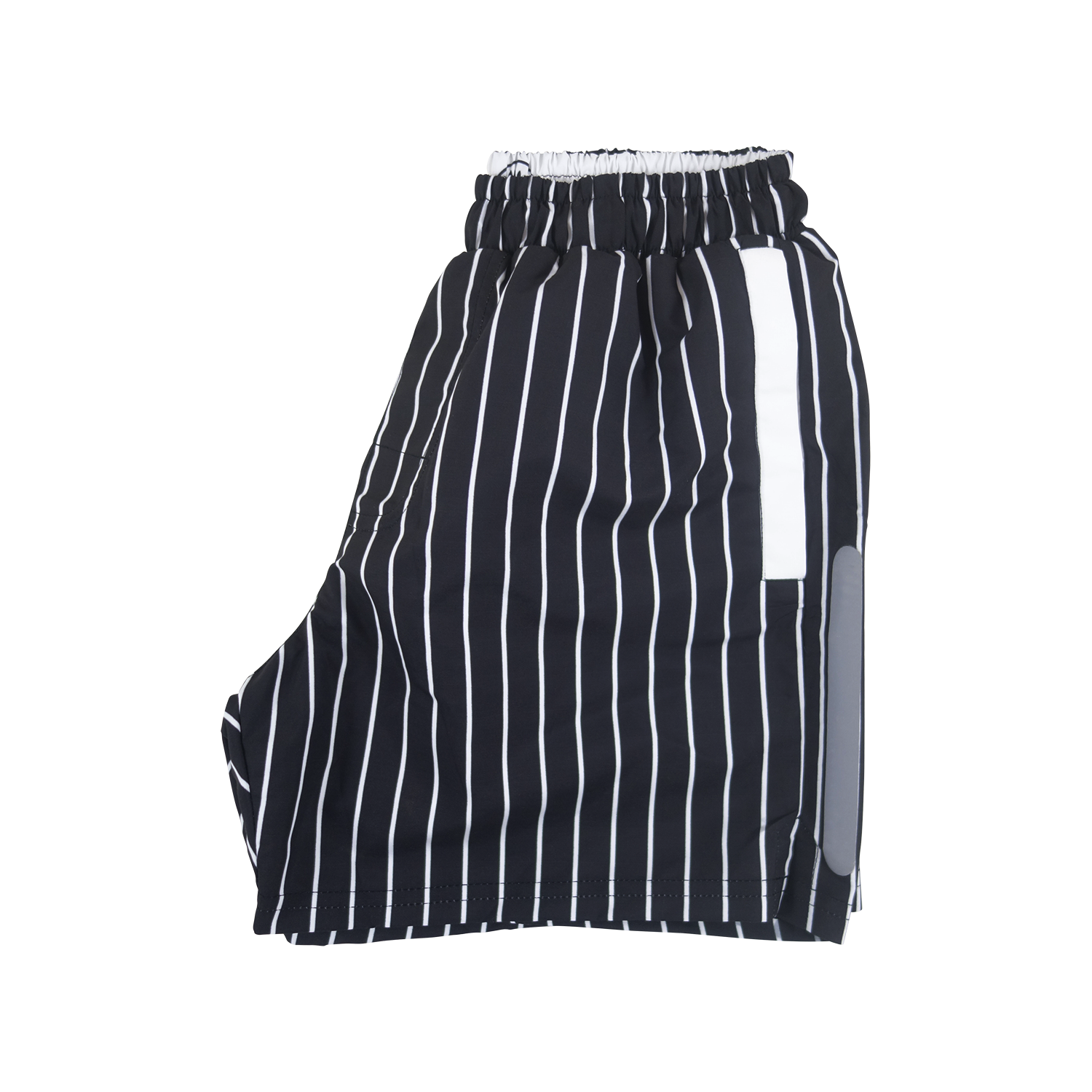 Stripe Swim Trunks | Black - duncanquinn