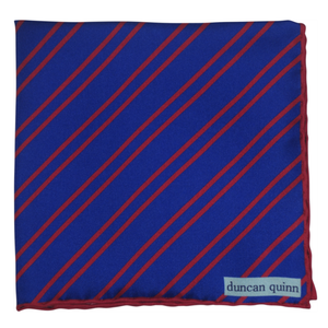 Striped Silk Pocket Squares - duncanquinn