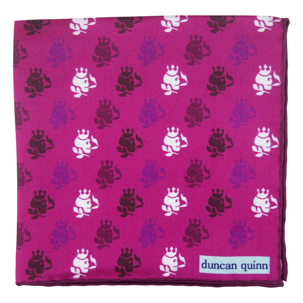 Smoking Skull Silk Pocket Squares - duncanquinn