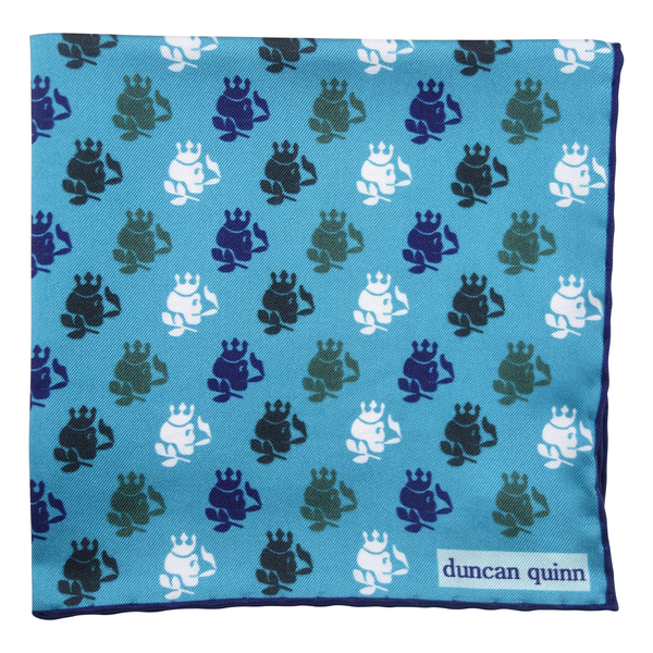 Smoking Skull Silk Pocket Squares - duncanquinn