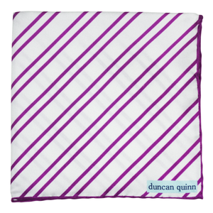 Striped Silk Pocket Squares - duncanquinn