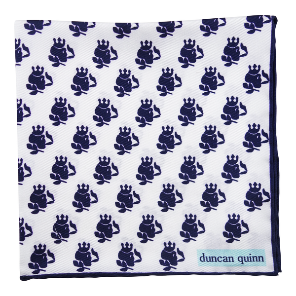Smoking Skull Silk Pocket Squares - duncanquinn