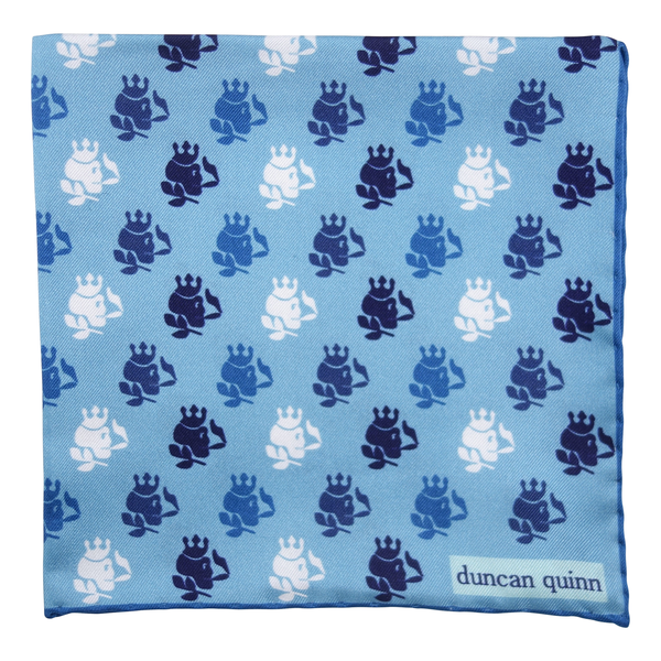 Smoking Skull Silk Pocket Squares - duncanquinn