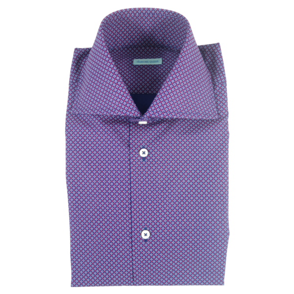 mens polka dot dress shirt Men's Dress Shirts | Polka Dot Dress Shirt in Navy/Wine
