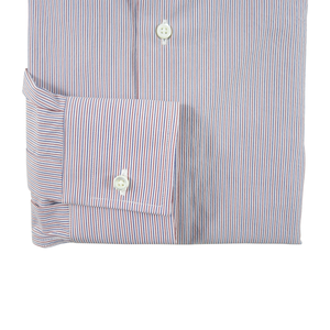 Lightweight Linen/Cotton Dress Shirt | Red - duncanquinn