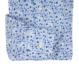The Floral Dress Shirt | Blue - duncanquinn