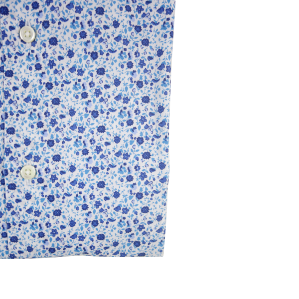 The Floral Dress Shirt | Blue - duncanquinn