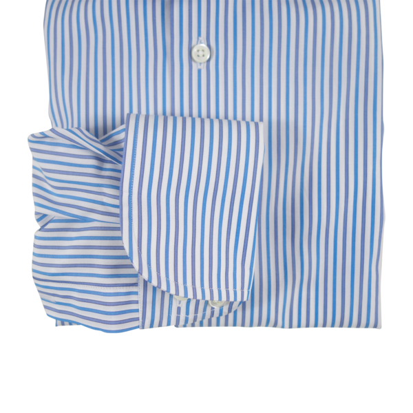 The Striped Dress Shirt | Blue/Grey - duncanquinn