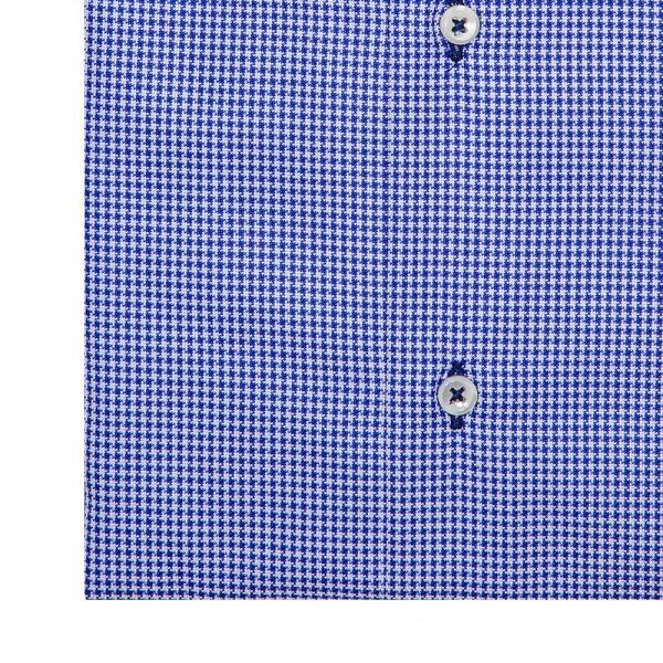The Houndstooth Dress Shirt | Navy - duncanquinn