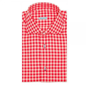 Men's Dress Shirts | Red Gingham Dress Shirt | Duncan Quinn Men's Dress Shirts | Red Gingham Dress Shirt | Duncan Quinn