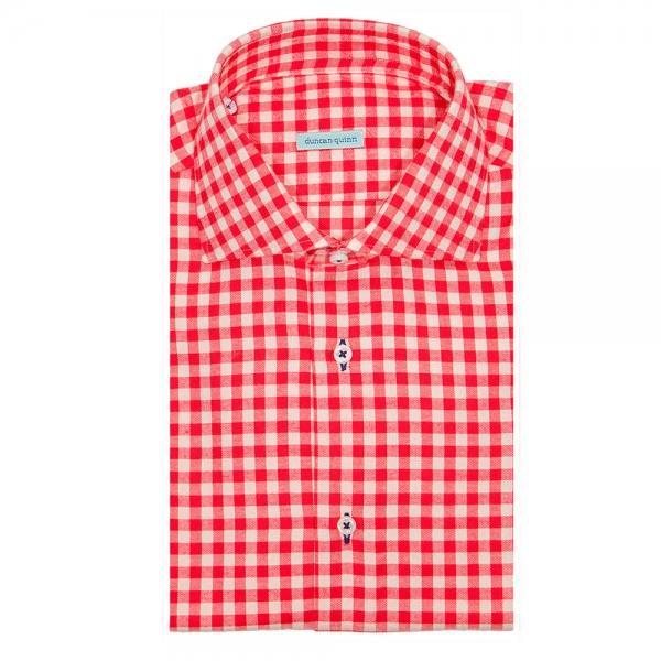 Men's Dress Shirts | Red Gingham Dress Shirt Men's Dress Shirts | Red Gingham Dress Shirt