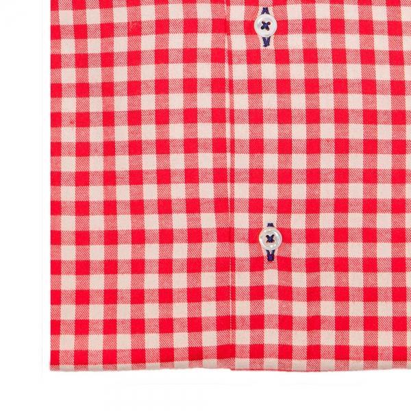 Men's Dress Shirts | Red Gingham Dress Shirt | Duncan Quinn Men's Dress Shirts | Red Gingham Dress Shirt | Duncan Quinn