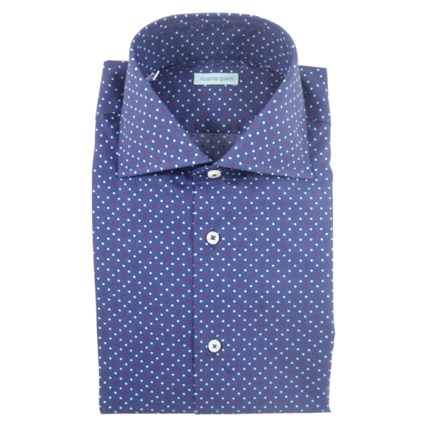 Men's Dress Shirts | Navy Micro Dot Shirt | Duncan Quinn Men's Dress Shirts | Navy Micro Dot Shirt | Duncan Quinn