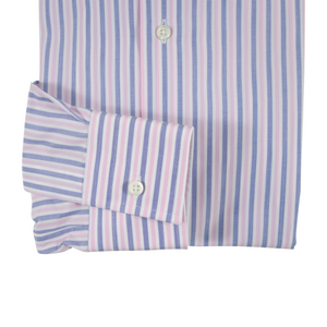 Men's Dress Shirts | Pink/Blue Striped Dress Shirt | Duncan Quinn Men's Dress Shirts | Pink/Blue Striped Dress Shirt | Duncan Quinn
