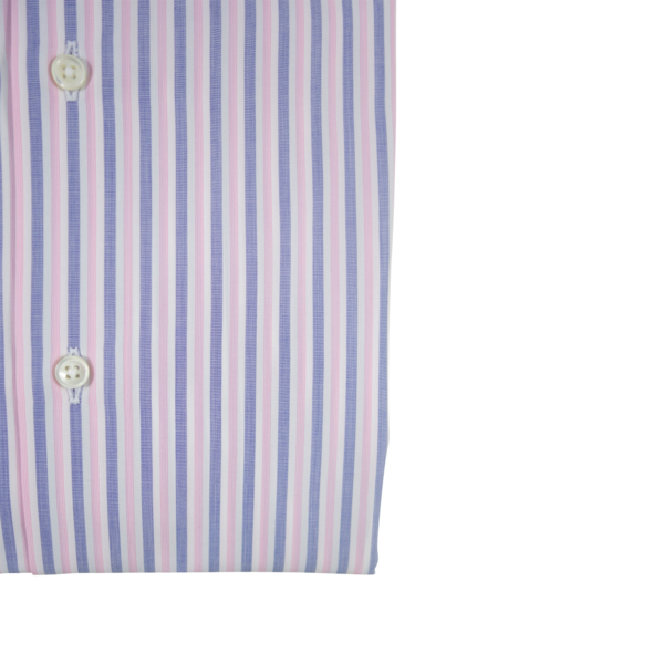 Men's Dress Shirts | Pink/Blue Striped Dress Shirt | Duncan Quinn Men's Dress Shirts | Pink/Blue Striped Dress Shirt | Duncan Quinn