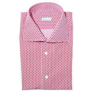 The Polka Dot Dress Shirt | Red - duncanquinn