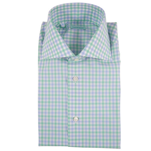 Men's Dress Shirts | Classic Blue/Green Check Shirt | Duncan Quinn Men's Dress Shirts | Classic Blue/Green Check Shirt | Duncan Quinn