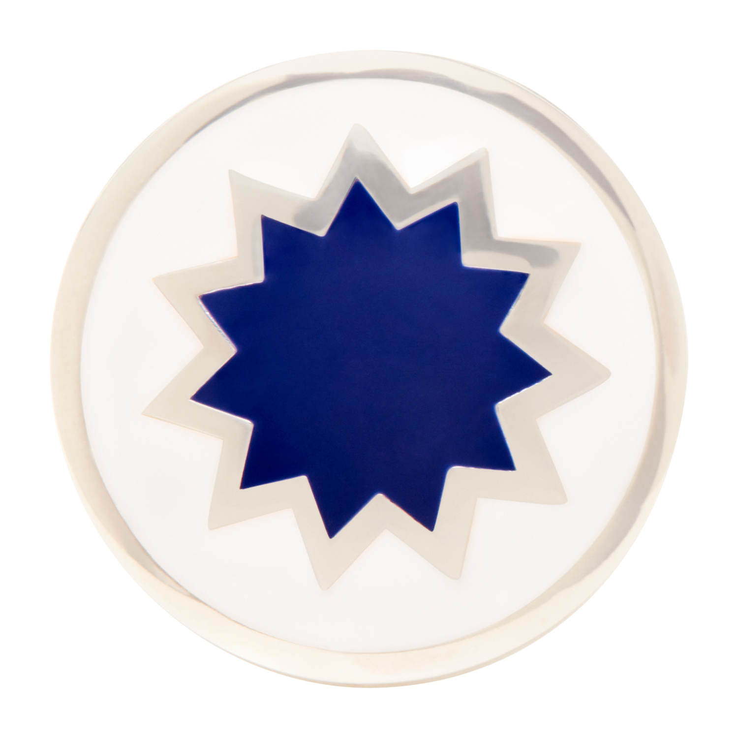 Carter Star Cufflink Front x 1 - duncanquinn