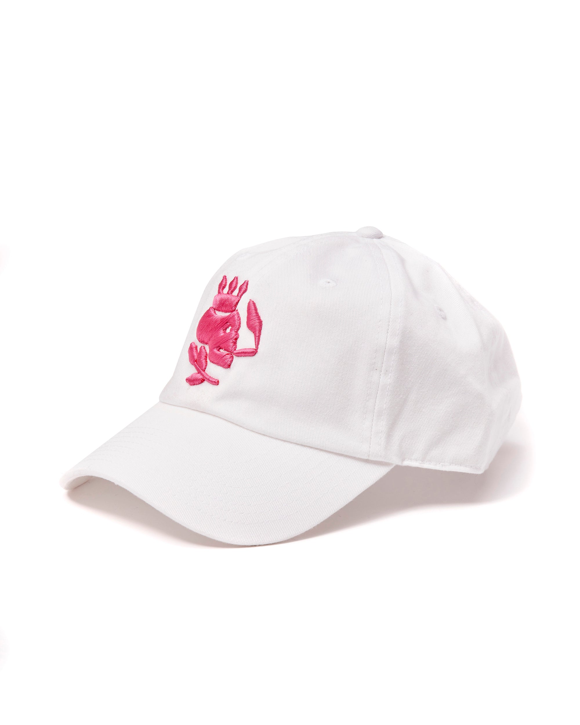 Smoking Skull Cap (White/Fuschia) - duncanquinn