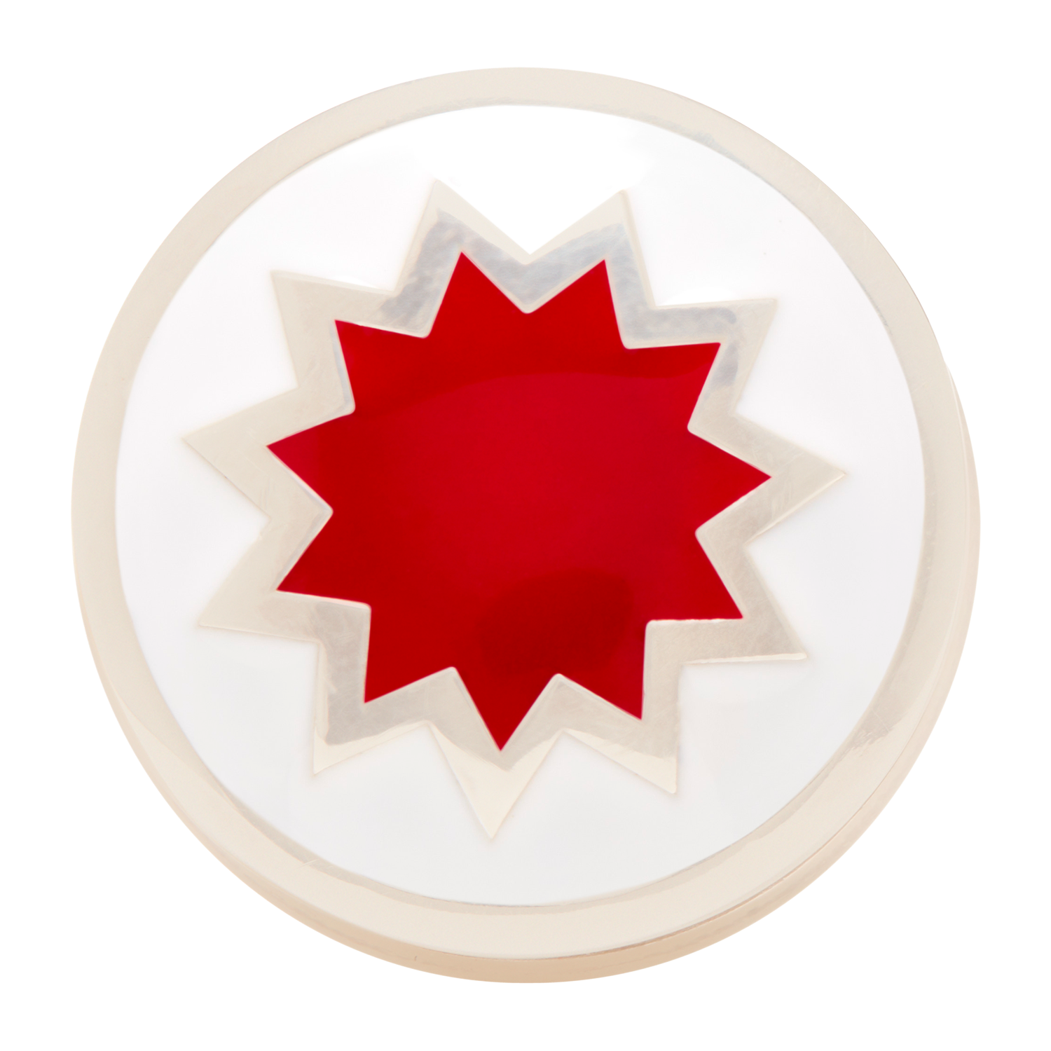 Carter Star Cufflink Front x 1 - duncanquinn